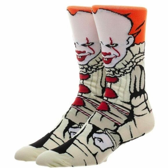 New IT / Pennywise movie halloween socks unisex size 7 to 10 - Picture 1 of 9